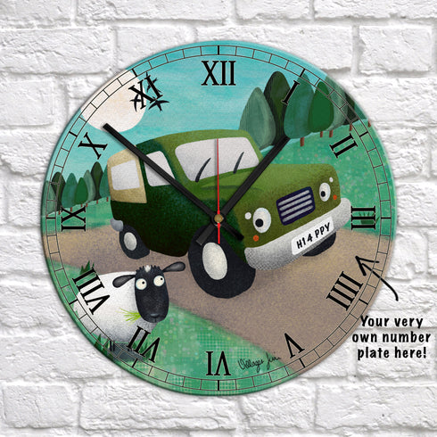 Landy 90 Canvas Back - Landy Art Clock